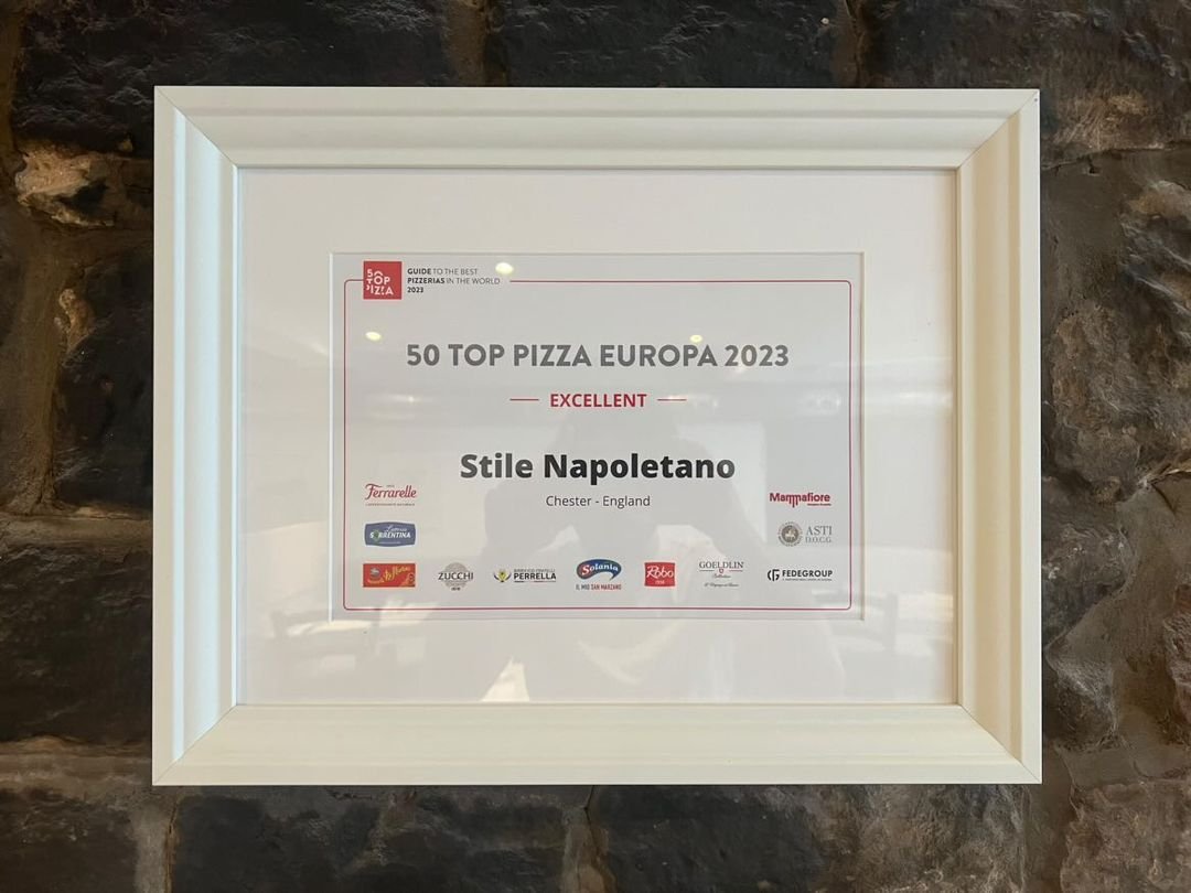 50 Top Pizza 2023 award